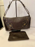 Pre Loved Vintage Brown Mulberry Darwin Shoulder Bag