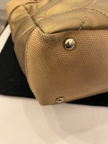 Pre Loved Vintage Chanel Small Bronze 2006-2008 Paris-Biarritz Tote