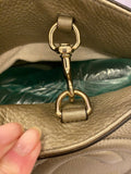 Pre Loved Gucci Soho Chain Shoulder Bag in Metallic Champagne Leather (excellent)