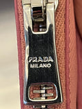 Prada Pink Saffiano Leather Pochette (reserved)