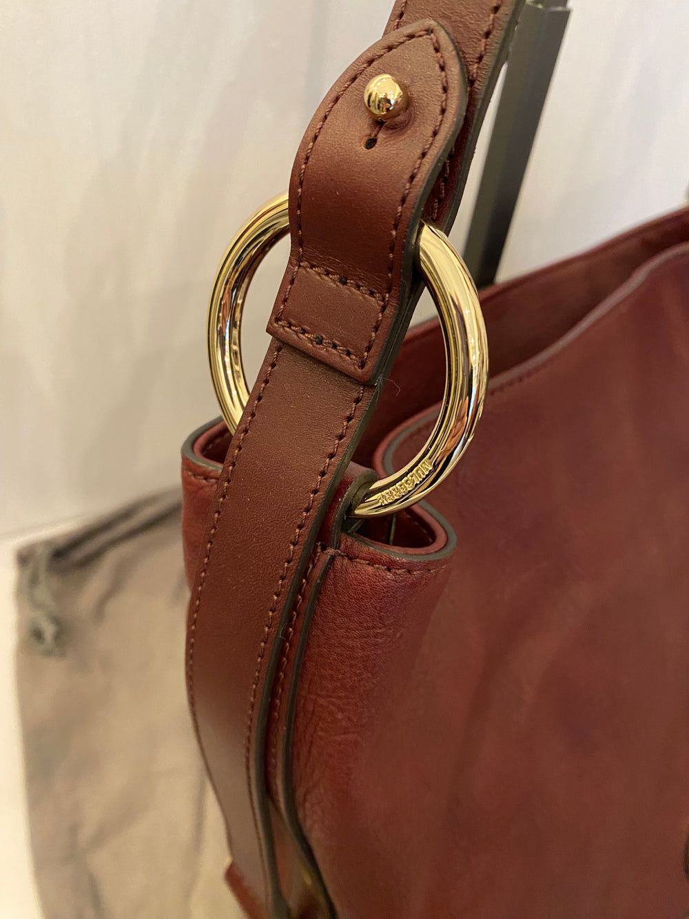 Pre Loved Mulberry Jamie in Oxblood Leather - NEW