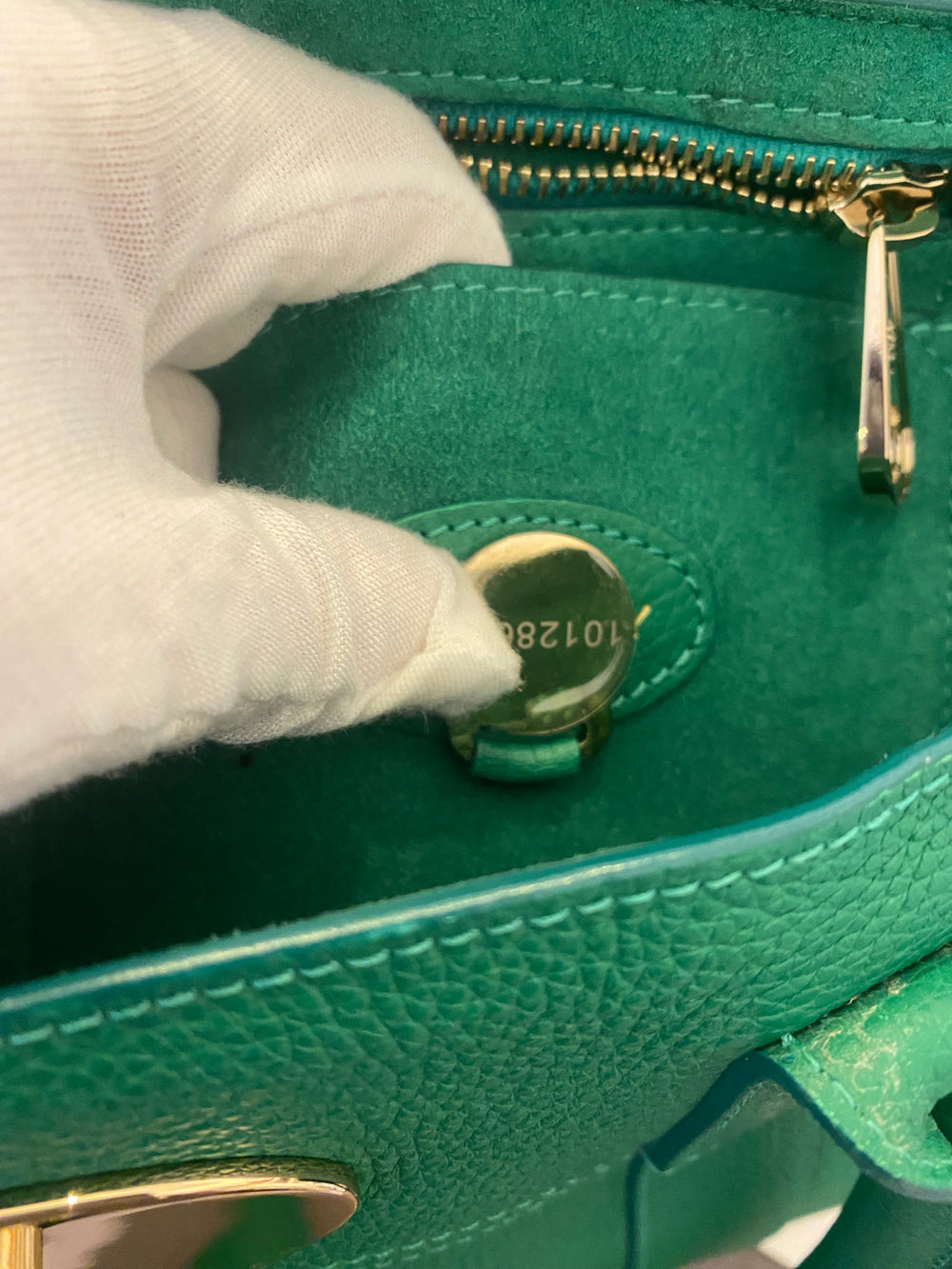 Pre Loved Mulberry Bayswater in Mulberry Jungle Green