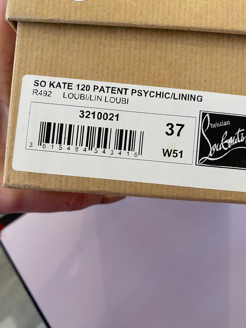 Pre Loved Christian Louboutin So Kate 120 Physic Red Patent Heels UK4 (new)