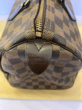Pre Loved Louis Vuitton Vintage Damier Ebene Speedy 30 with Bag Charm