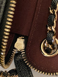 Pre Loved Chanel Mini Vanity Case in Black Cavier Leather - Excellent