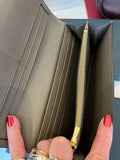 Mulberry Continental Leather Purse in Cashmere