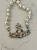 Pre Loved Vivienne Westwood Orb & Pearl Choker