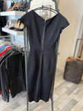 Pre Loved Victoria Beckham Black Bodycon Dress size uk 8