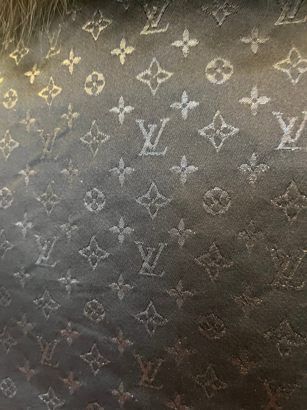 Pre Loved Louis Vuitton Coat with Fur Collar UK 8