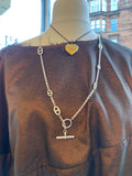 Hermes Silver Farandole Long Necklace 80