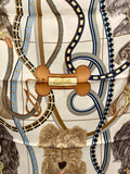 Pre Loved Hermes Jour de Casting silk scarf. New with box