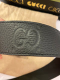 Pre Loved Gucci Goldie Black Calf Leather Belt size 85mm (new with tags)