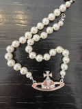 Pre Loved Vivienne Westwood Orb & Pearl Choker