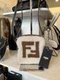 Fendi Shearling “Toast” Shoulder Bag (new)