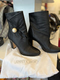 Jimmy Choo Bethany Boots Pearl Detail U.K. 4