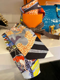 Hermes 'En Liberte' Silk Twilly Scarf -Dog Design