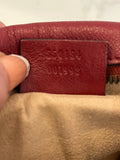 Pre Loved Gucci GG Marmont Matelasse Round Shoulder/Crossbody in Deep Red