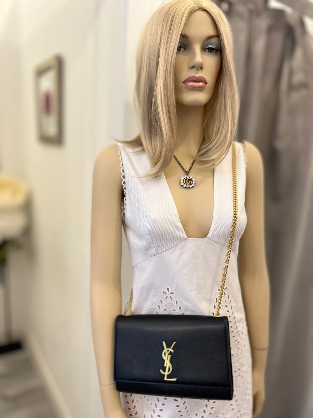 Pre Loved Yves Saint Laurent Kate Bag in Black