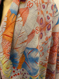 Pre Loved Hermes Cashmere & Silk Plumes en Fete Shawl (New)