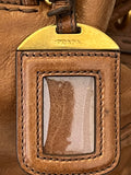 Pre Loved Prada Tan Leather Shoulder & Handbag
