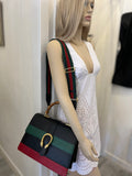 Pre Loved Gucci Tricolour Large Dionysus Bamboo Top Handle