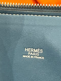 Pre Loved Hermes Bolide in Blue Jean Leather with Palladium Hardware