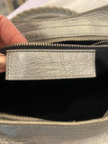 Pre Loved Balenciaga Le City in Silver Leather