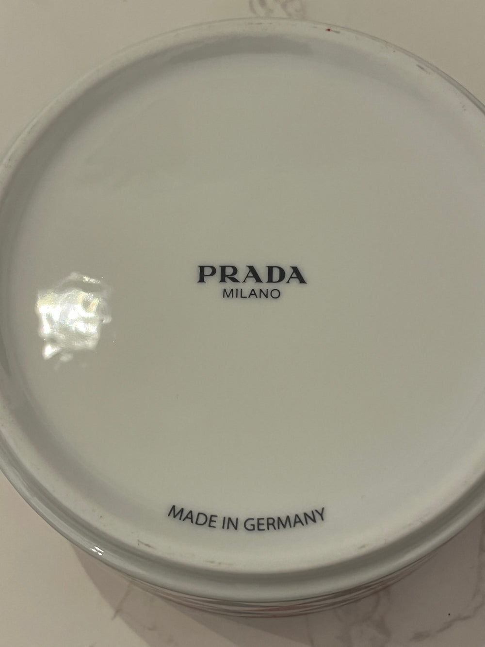 Pre Loved Prada Ceramic Trinket Dish (New)