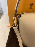 Pre loved Tod's T Case Hobo Shoulder Bag Natural Leather (excellent)