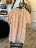 Pre Loved Diane Von Furstenberg Peach Lace Dress uk12