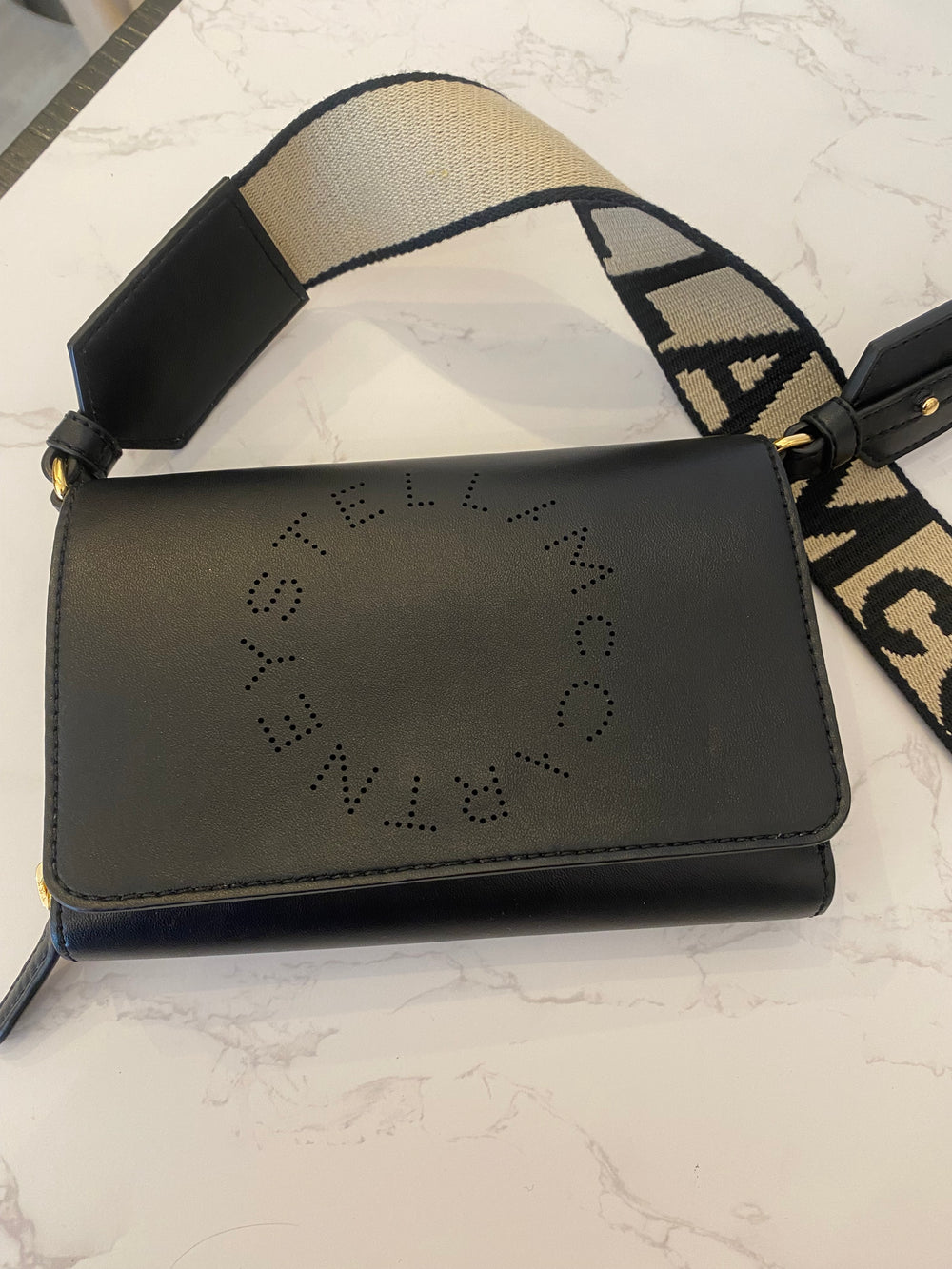 Pre Loved Stella McCartney Logo Crossbody Wallet (excellent)