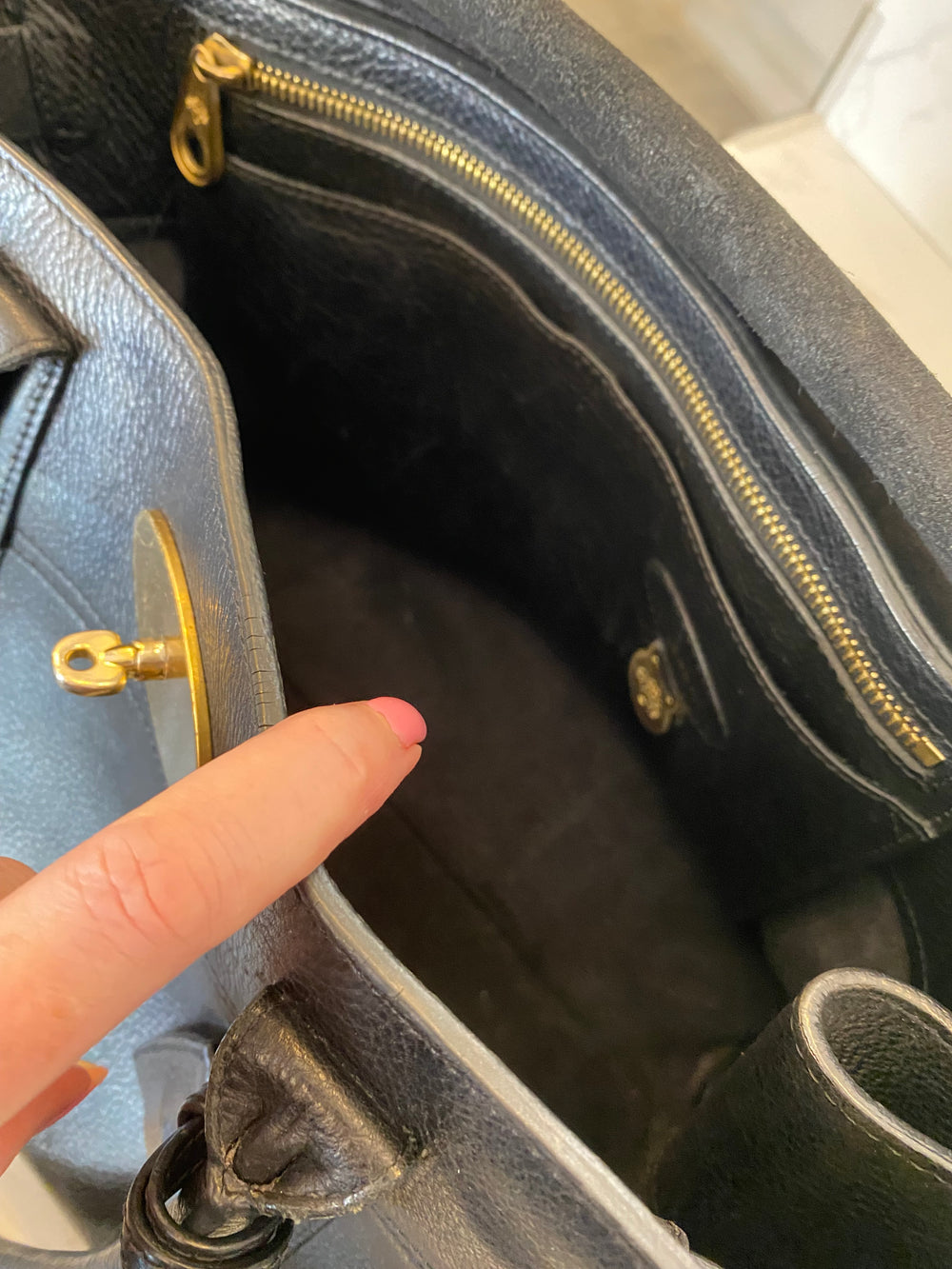 Pre Loved Mulberry Bayswater in Black