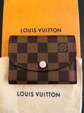 Pre Loved Louis Vuitton Rosalie Damier Ebene Wallet (excellent)