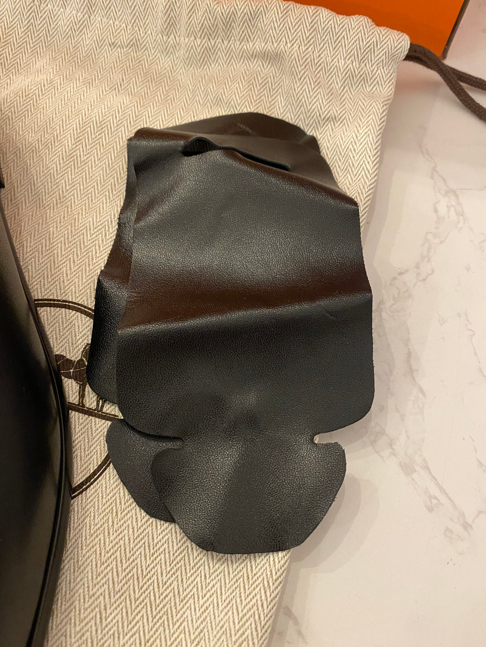 Pre Loved Hermes Lota Black Leather mule UK 5 (new)