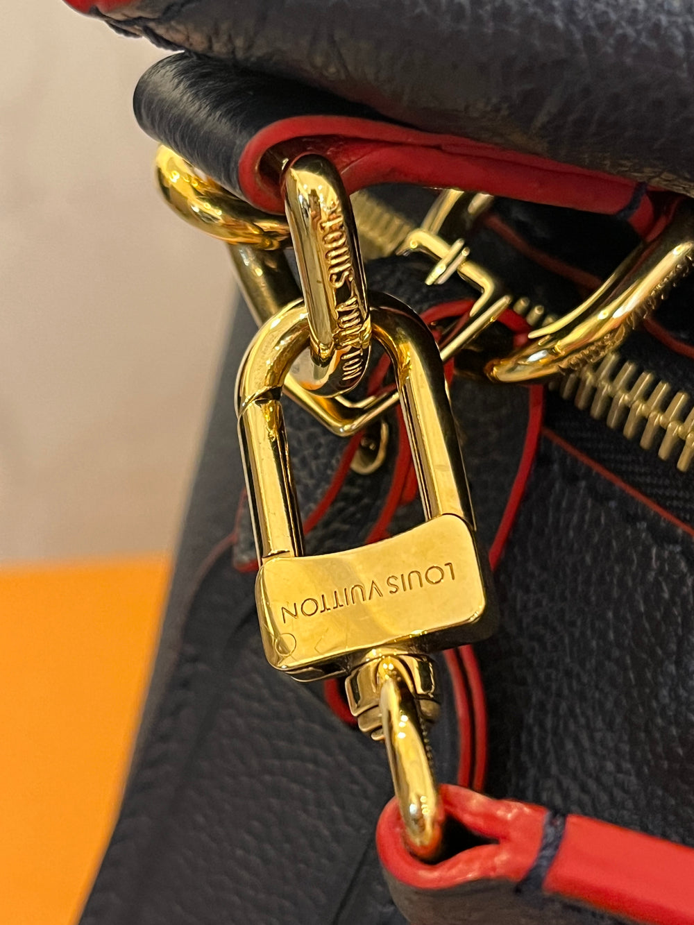Pre Loved Louis Vuitton Marine & Rouge Melie Shoulder Bag (as new)