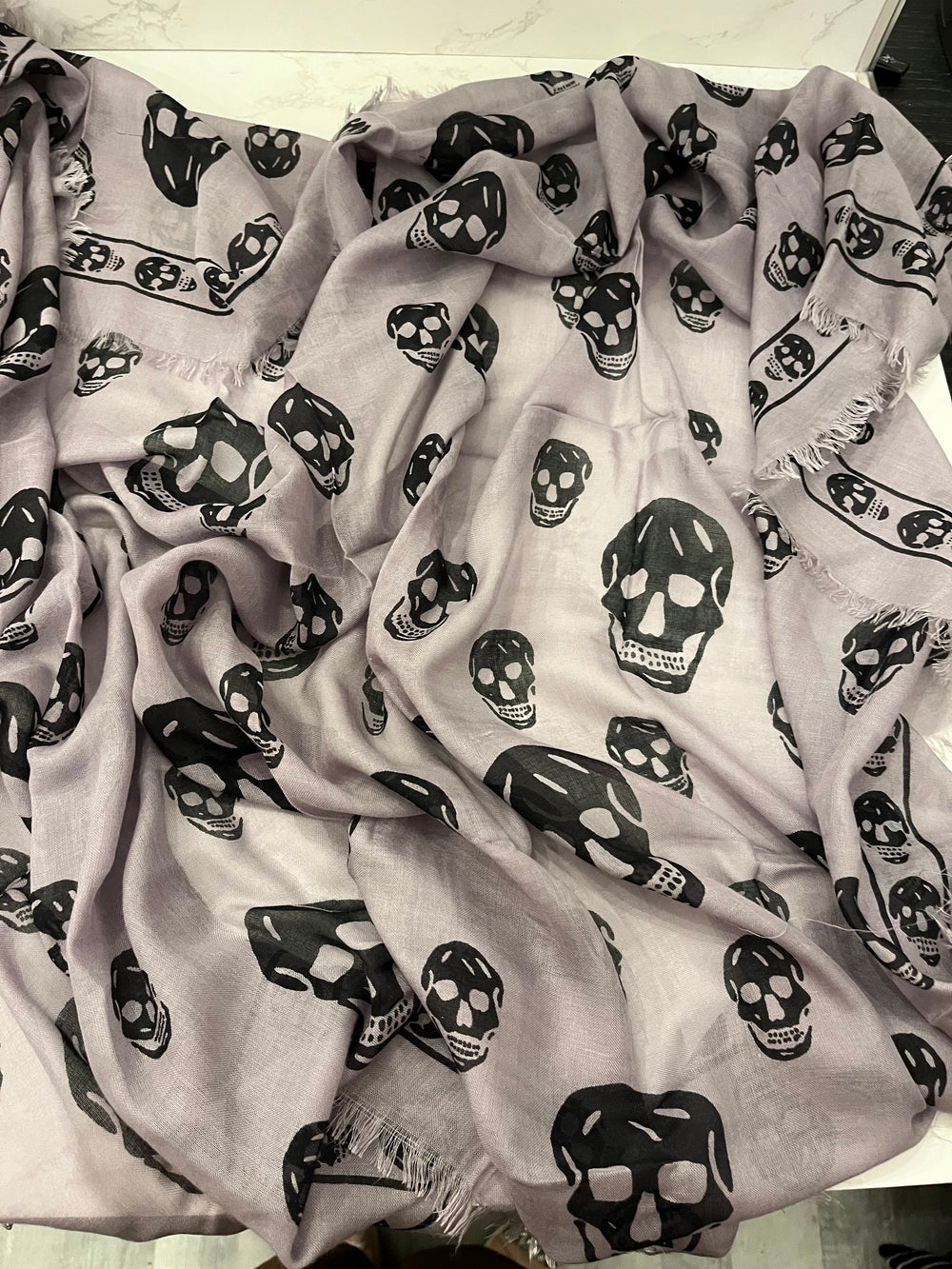 Pre Loved Alexander McQueen Skull Scarf