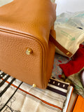Pre Loved Hermes Picotin Lock Touch , Gold Taurillon Clemence (Excellent)