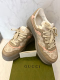 Pre Loved Gucci Trainers Size UK 7 (fits 6-6.5) (as new)