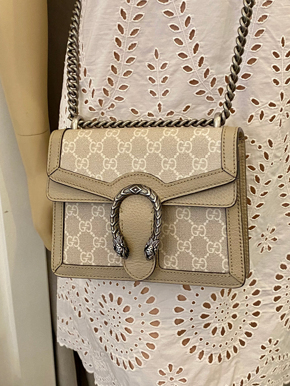 Pre Loved Gucci Dionysus GG Supreme Small Handbag (excellent) REDUCED