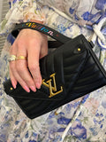 Pre Loved Louis Vuitton New Wave Wristlet Clutch Bag As New