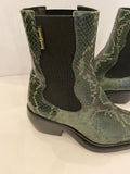 Pre Loved Russell & Bromley Green Nashville Boots UK 3 (new)