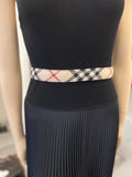 Pre Loved Burberry vintage web belt