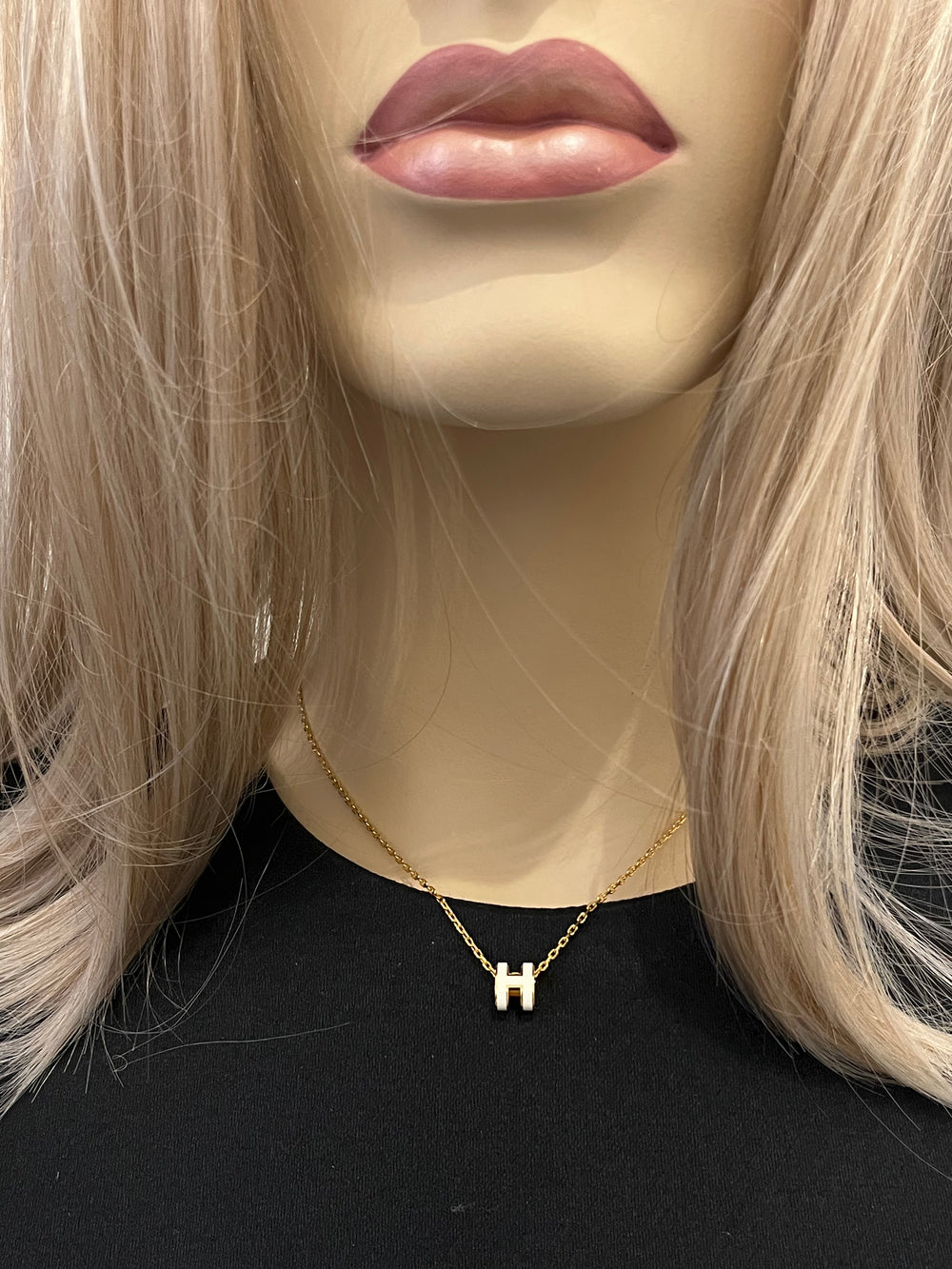 Pre Loved Hermes H-Pop Pendant in cream (excellent) relisted