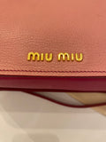 Pre Loved Miu Miu Pink Madras Two Way Bag