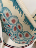 Pre Loved Hermes Cream Silk & Cotton Knit Halter Top size 38 / uk10