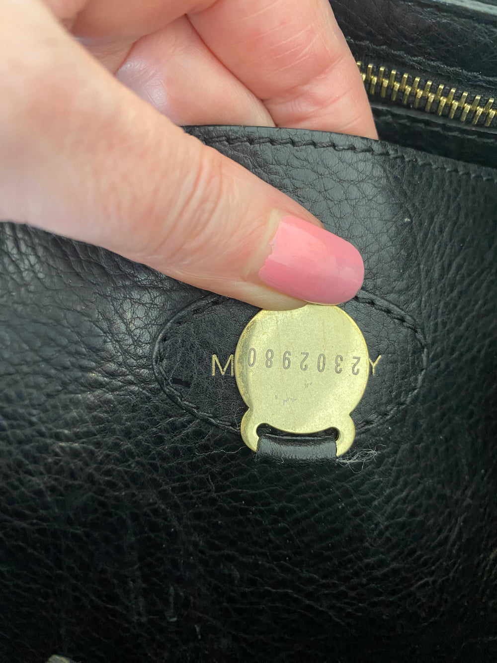 Pre Loved Mulberry Bayswater in Black