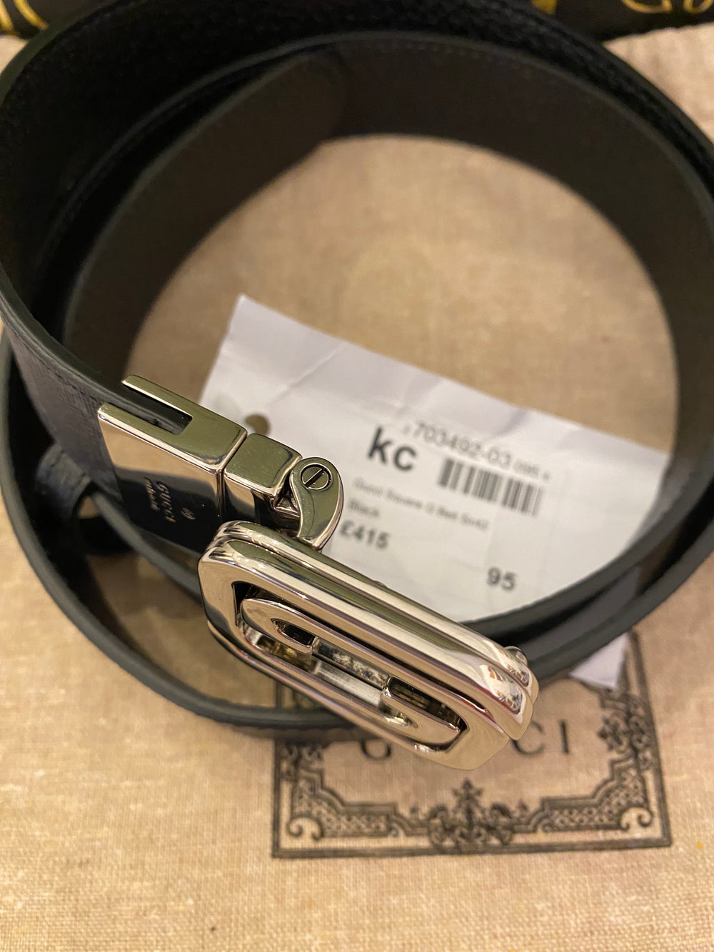Pre Loved Gucci Square Supreme G Belt size 95mm (new with tags)