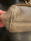 Pre Loved Mulberry Small Lily In Gold Crinkle Leather