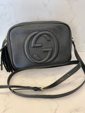 Pre Loved Gucci Black Soho Disco Crossbody Bag