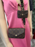 Pre Loved Louis Vuitton Monogram Felicie Strap & Go bag (pristine)